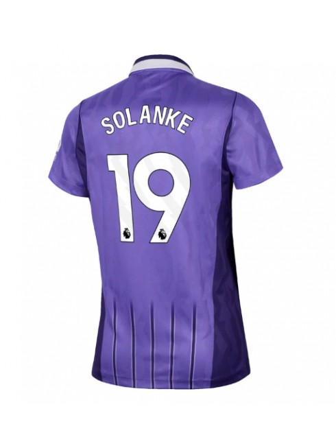 Ženski Nogometna dresi replika Tottenham Hotspur Dominic Solanke #19 Tretji 2026-27 Kratek rokav Ženski Nogometna dresi replika Tottenham Hotspur Dominic Solanke #19 Tretji 2026-27 Kratek rokav